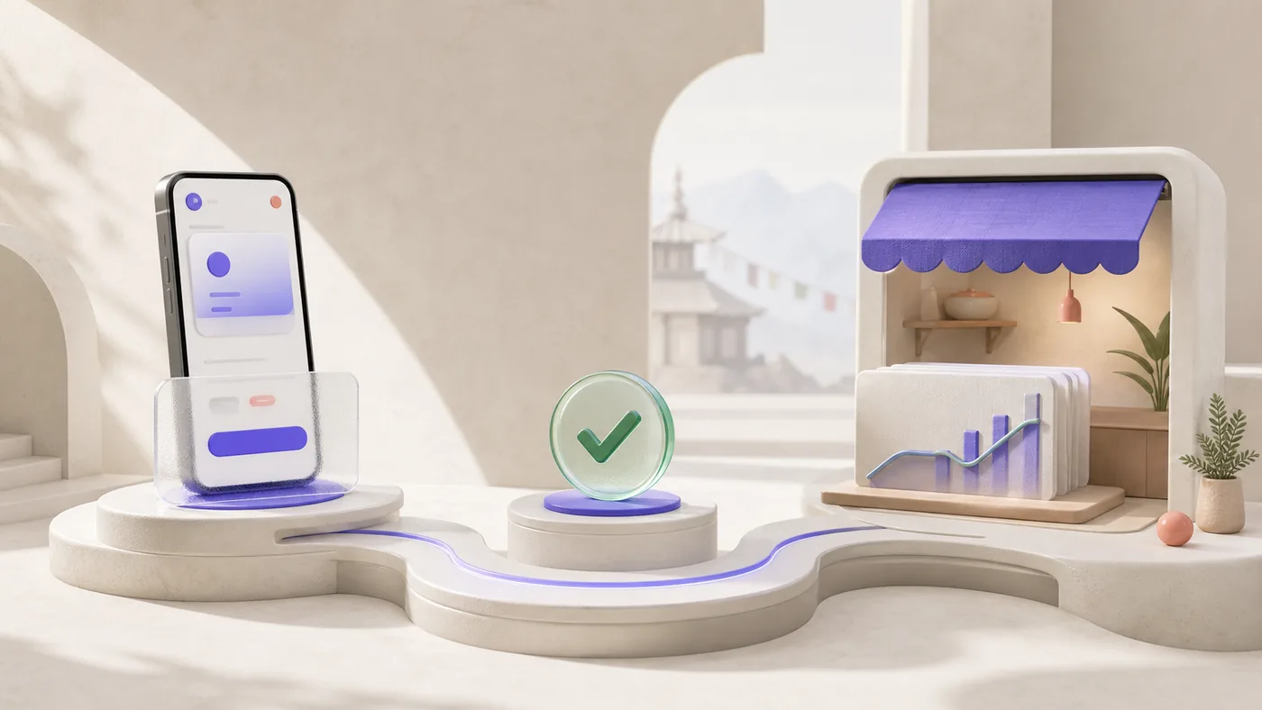 Every way Nepal pays. Straight to you. in the Zalient ecommerce platform