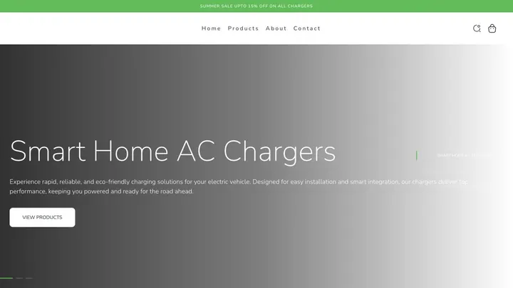 Charging Stations Nepal storefront built with Zalient Shop