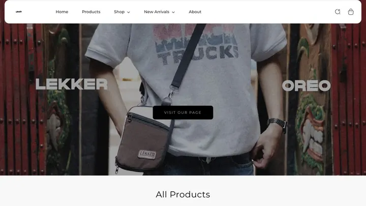 LEKKER storefront built with Zalient Shop