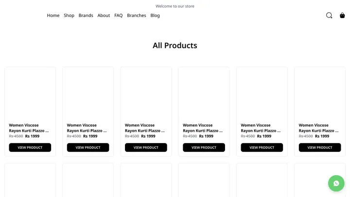 M Trending Fashion storefront built with Zalient Shop