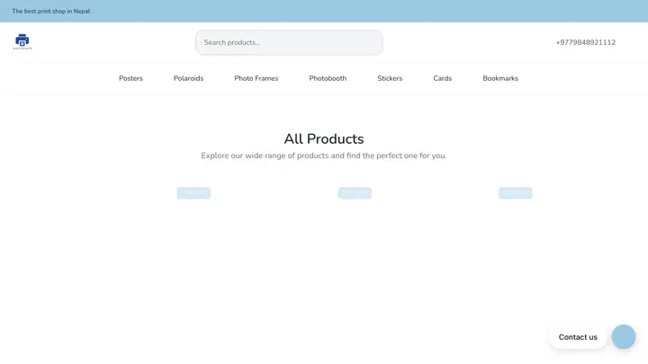 Mau Prints storefront